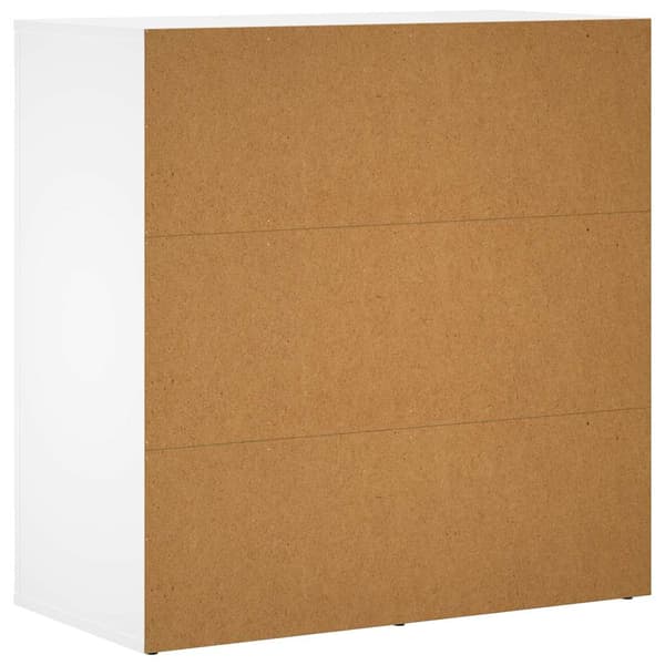 Skänkar 2 st vit 79x38x80 cm konstruerat trä