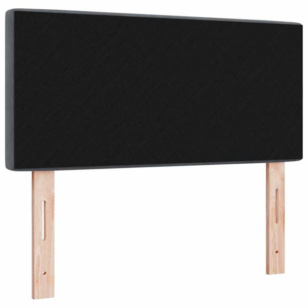 Huvudgavel Mörkgrå 100 cm Sammet