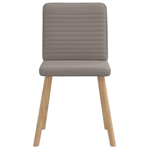 Matstolar 4 st taupe tyg