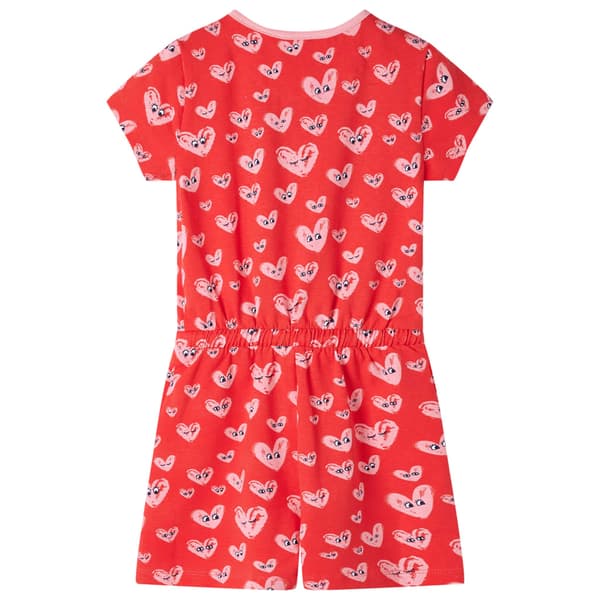 Jumpsuit för barn röd 140