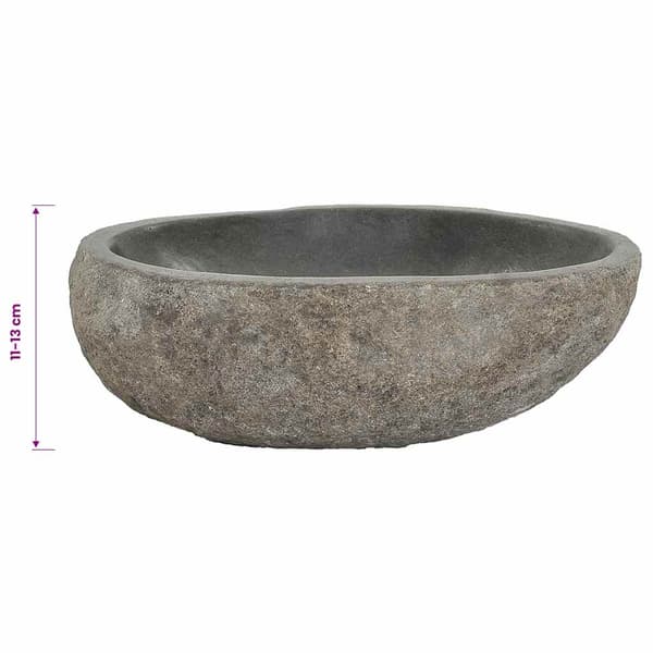 Handfat flodsten oval (29-38)x(24-31) cm