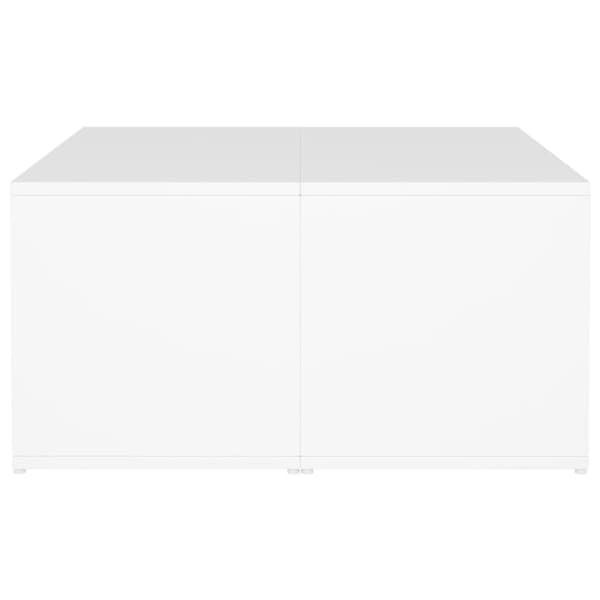 Soffbord 4 st vit 33x33x33 cm konstruerat trä