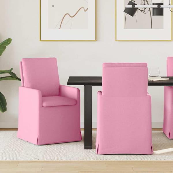 Matstolar 2 pcs Rosa 57 x 67 x 98 cm tyg
