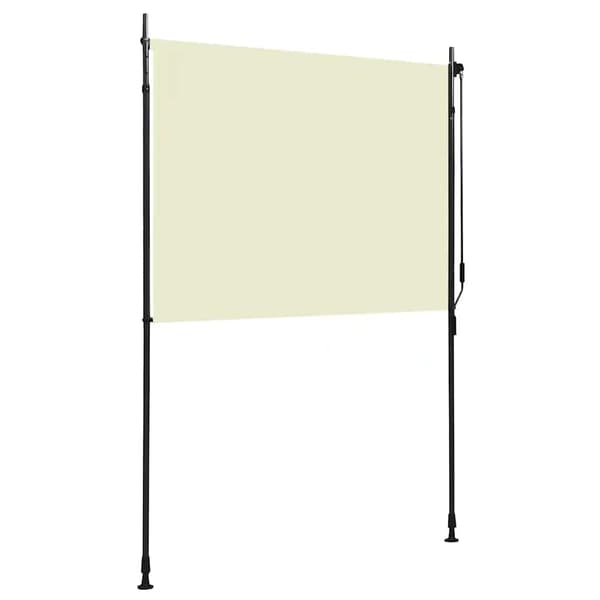 Rullgardin utomhus 150x270 cm gräddvit