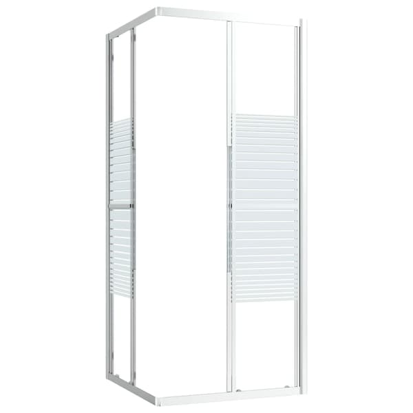 Duschvägg ESG 80x80x180 cm