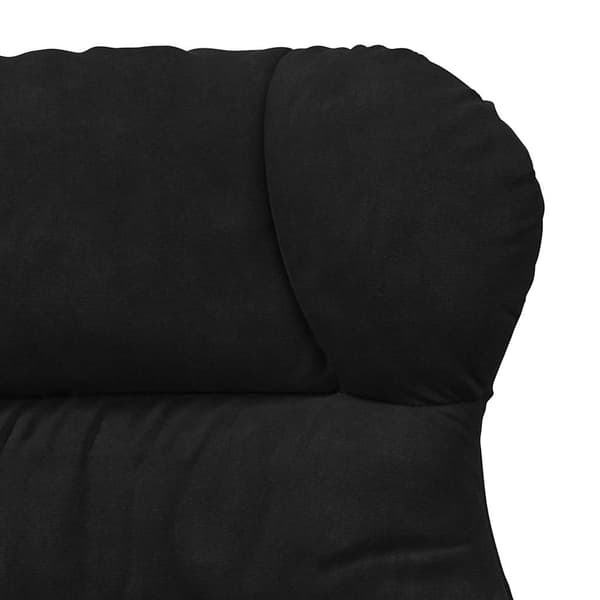 fåtölj Svart 69 x 74 x 93 cm Sammet