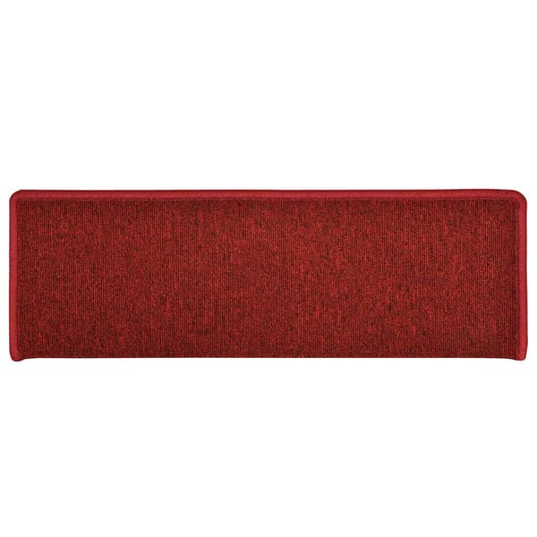 Trappmattor 30 st 65x21x4 cm röd rektangulär kant