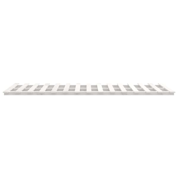 Sängram vit 100x200 cm massiv furu