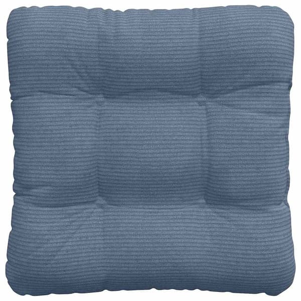 Sittkuddar 4 pcs Blå 40 x 40 cm Kordread tyg
