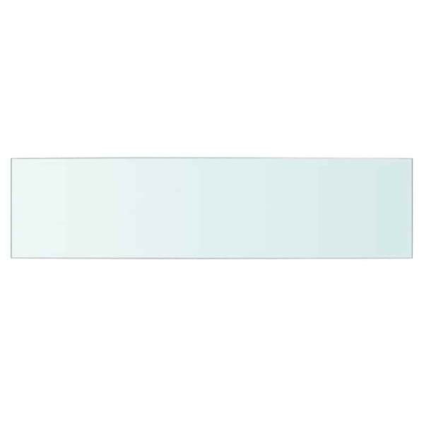 Hyllplan i glas 60x15 cm genomskinlig