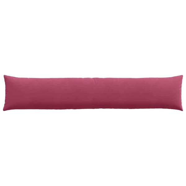 Sofakuddar 2 pcs Vinröd 200 x 40 cm Kordread tyg