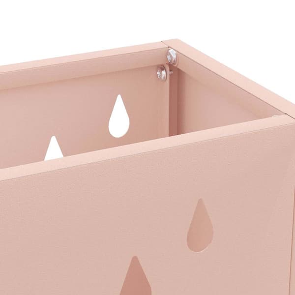 Regn Paraplyställ Rosa 28 x 12 x 41 cm Stål