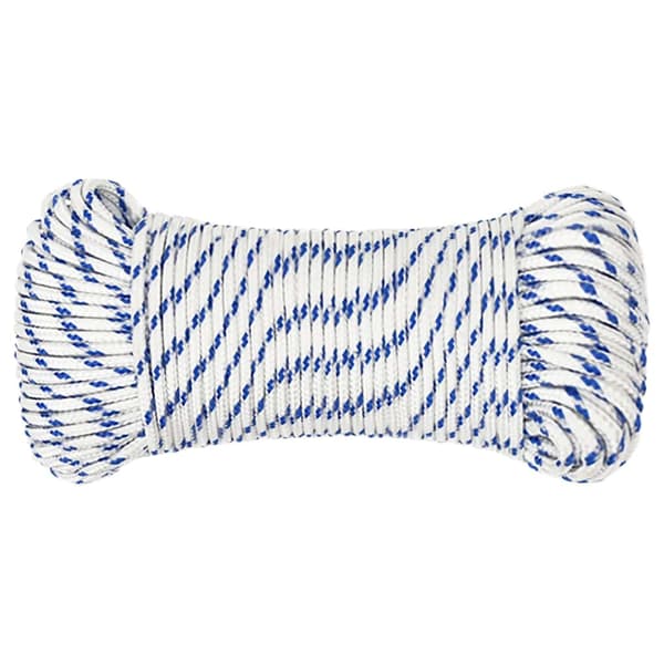 Båtlina vit 4 mm 25 m polypropylen