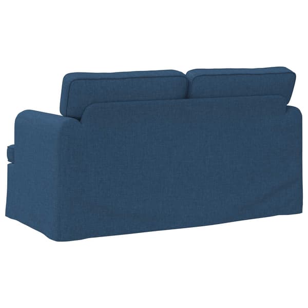 Soffa Blå 144 x 80 x 85 cm tyg