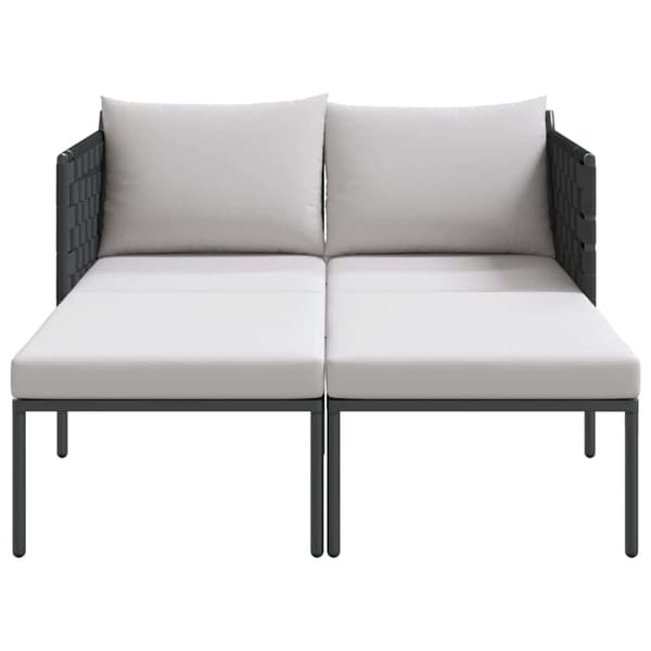 Solbädd Antracit 153 x 115 x 69.5 cm Pulverlackerat stål