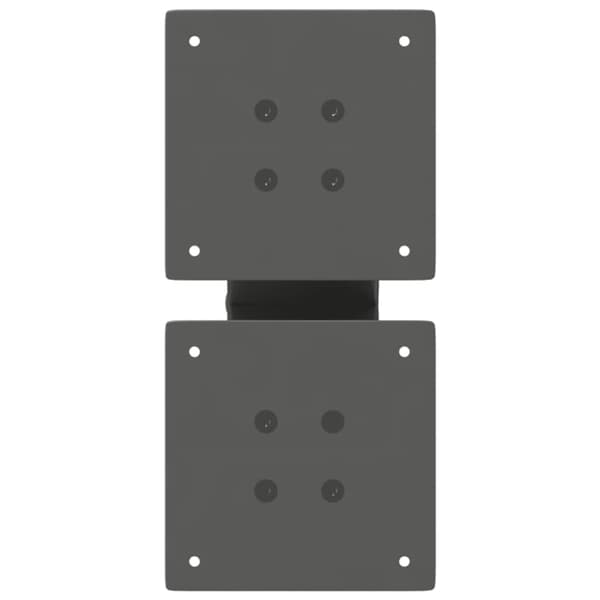 Soffbordsben X-formade 2 st antracit 40x(30-31) cm stål