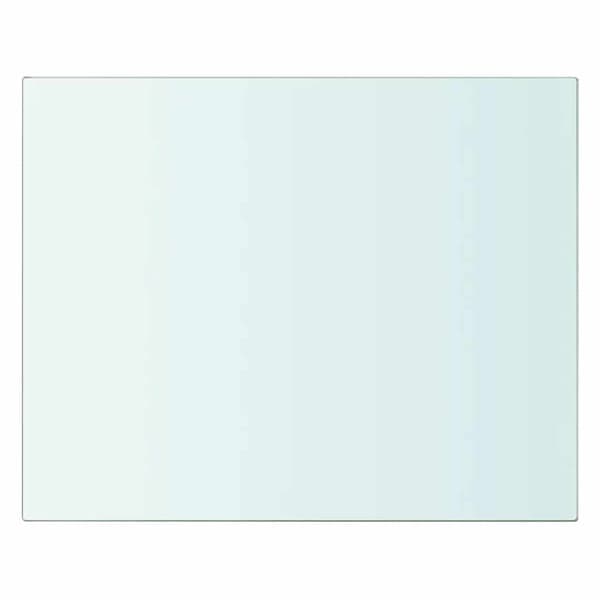 Hyllplan 2 st glas genomskinlig 20x20 cm