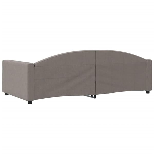 Dagbädd taupe 100x200 cm tyg