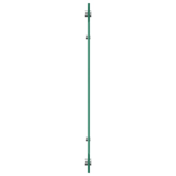 Köksskydd Vit 110 x 40 cm härdat glas