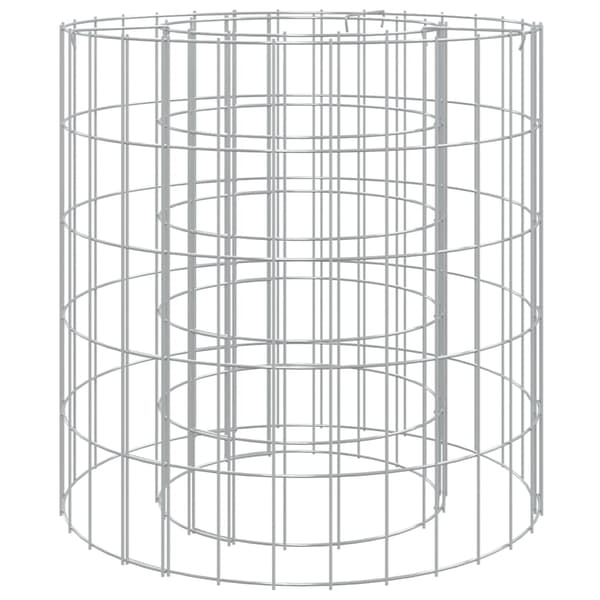 Gabion för eldstad Ø 50 cm galvaniserat järn