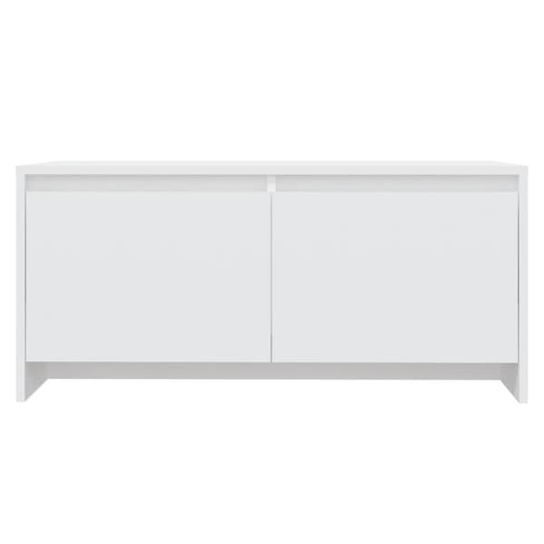 Soffbord vit 90x50x41,5 cm konstruerat trä
