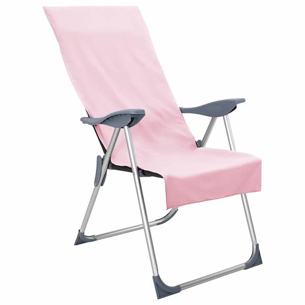 Utomhus Stols Handdukar 2 pcs Rosa 130 x 60 cm