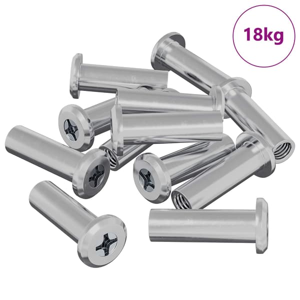 Låsmutter 2857 pcs Silver Stål