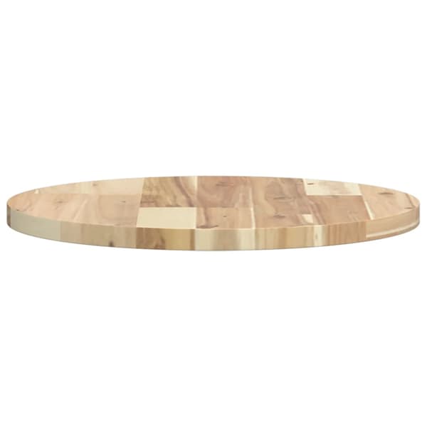 Bordsskiva rund Ø40x2 cm massivt akaciaträ