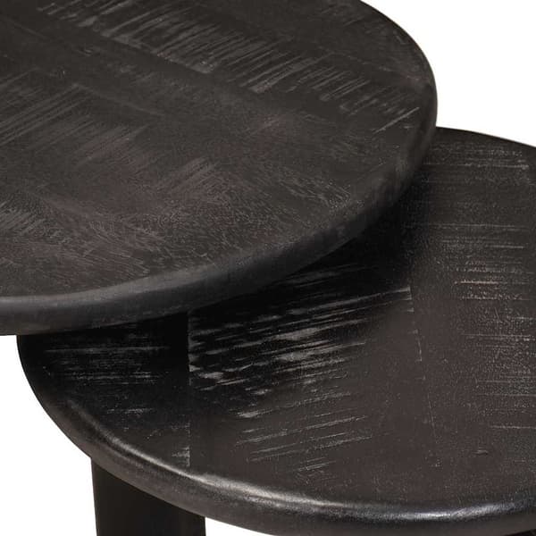 Nesting Kaffe Bord 3 pcs Vit Massivt mangoträ