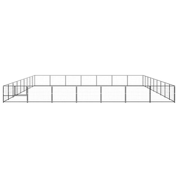 Hundgård svart 63 m² stål