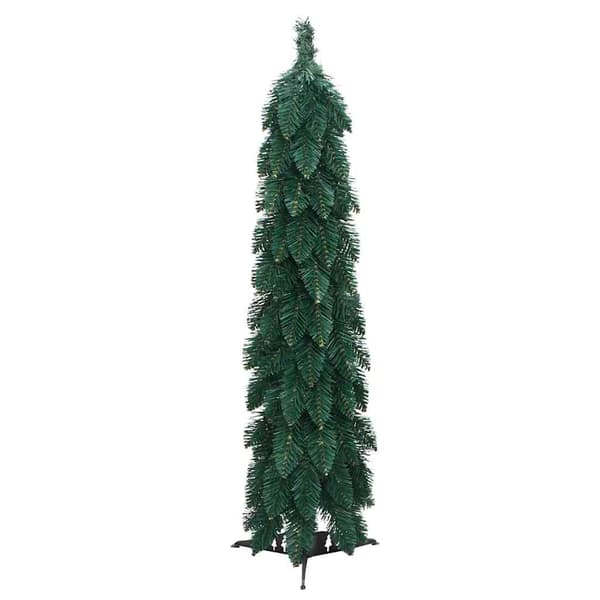 Belyst plastgran med 45 LEDs 90 cm