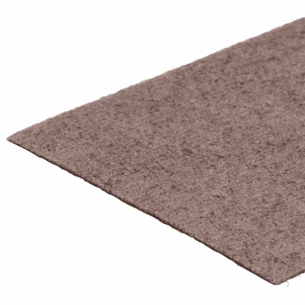 Trappmattor självhäftande 15 st 76x20 cm ljusbruna rektangulära