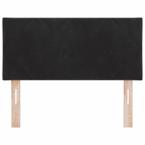 Huvudgavel Svart 100 cm Sammet