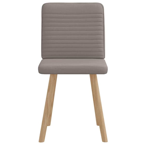 Matstolar 2 st taupe tyg