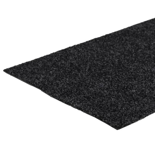 Trappmattor självhäftande 15 st 60x25 cm mörkgrå rektangulära