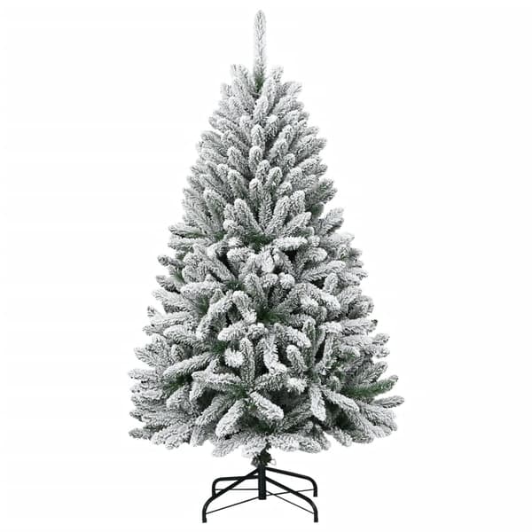 Plastgran med snö gångjärn 120 cm