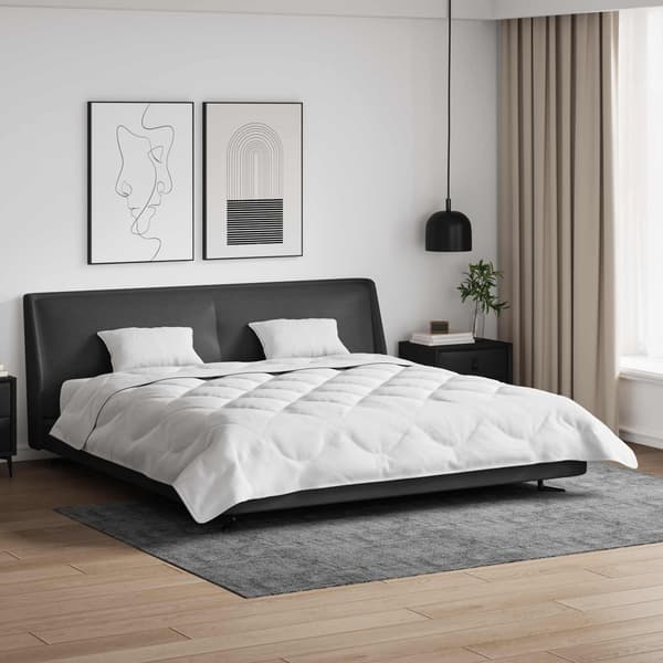 Sommar Duvet med kudde 3 pcs Vit Mikrofiber