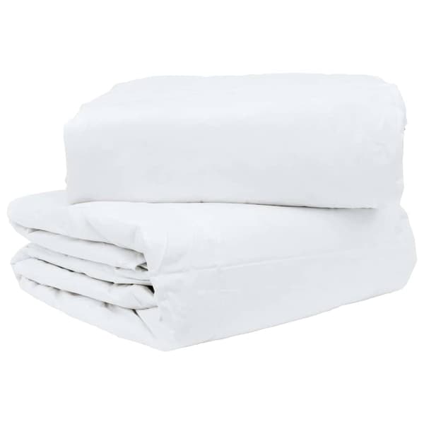 2-i-1 Duntäcke Vit 240 x 220 cm Fjäder
