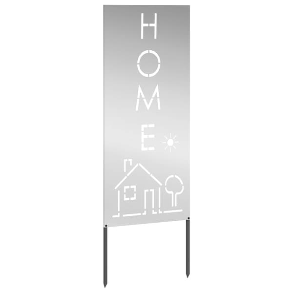 Trädgårds integritetsskärm Silver 50 x 140 cm Galvaniserat stål