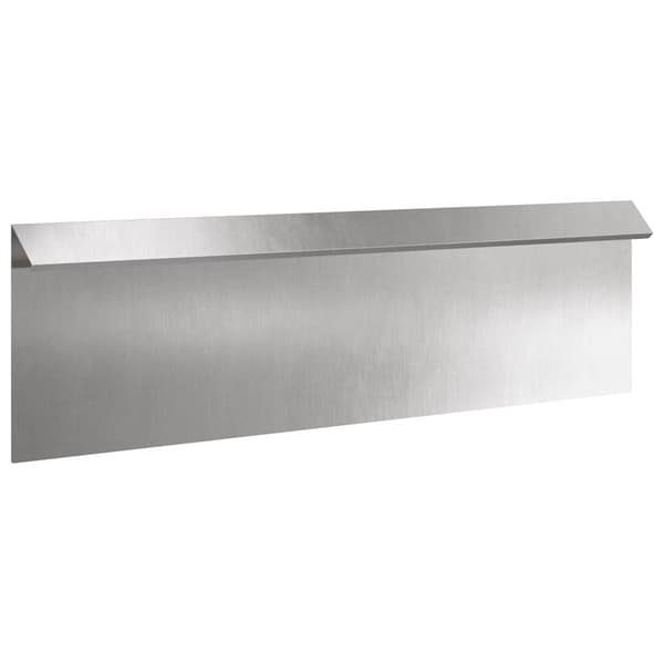 Snigelfence 100 x 3,5 x 25 cm Rostfritt stål Silver