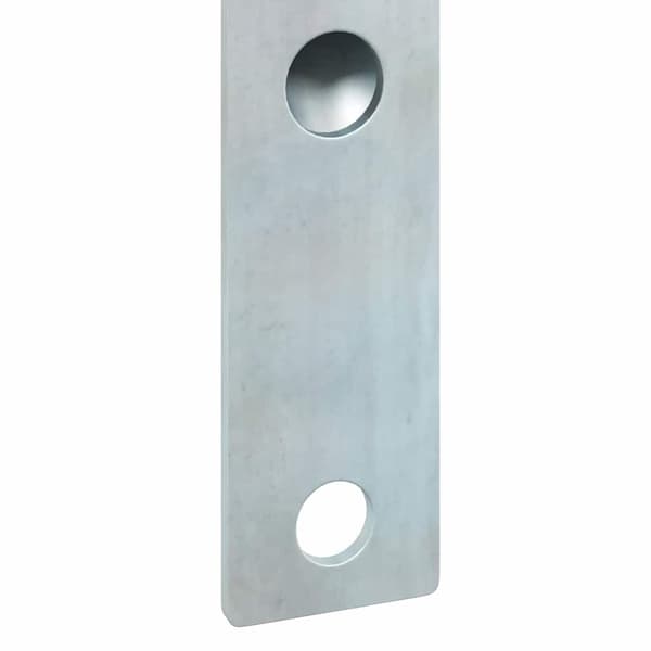 Flaggstångshållare Silver 15 x 3 x 0,35 cm Stål
