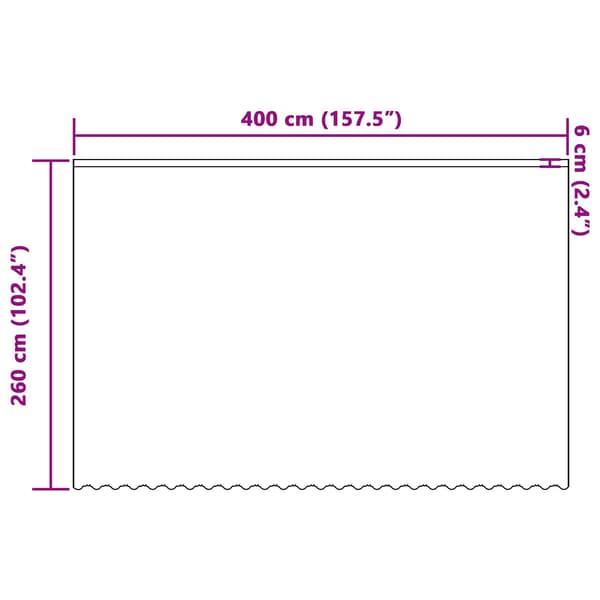 Spetsgardin med gardiner Blommor Vit 260 x 400 cm Polyester