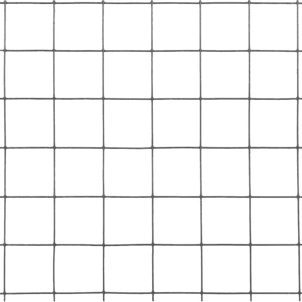Hönsnät stål med PVC-beläggning 25x1,5 m grå