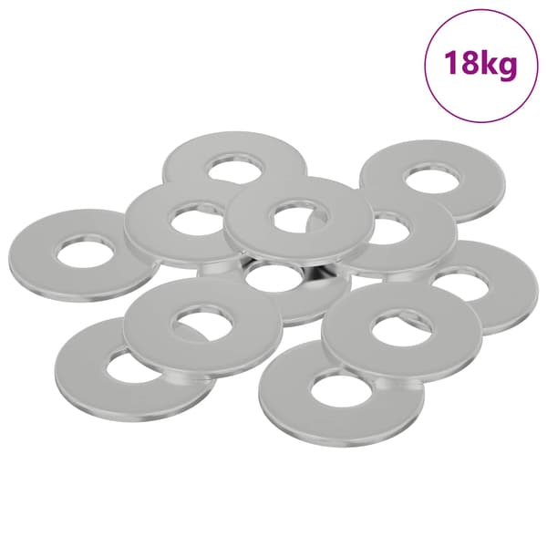Skivor 33962 pcs Silver Järn
