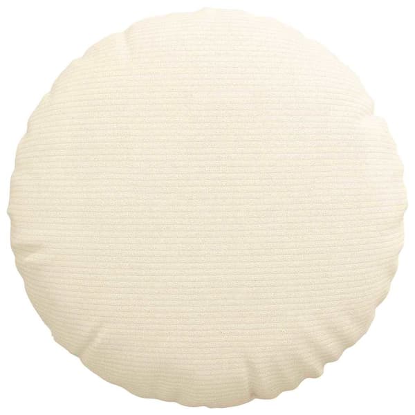 Sittkuddar 2 pcs Kräm Ø 40 cm Kordread tyg