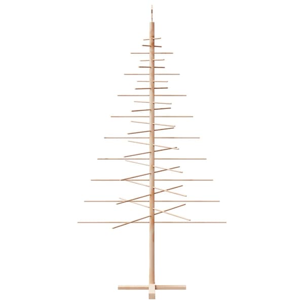 Julgran i trä 210 cm massiv furu