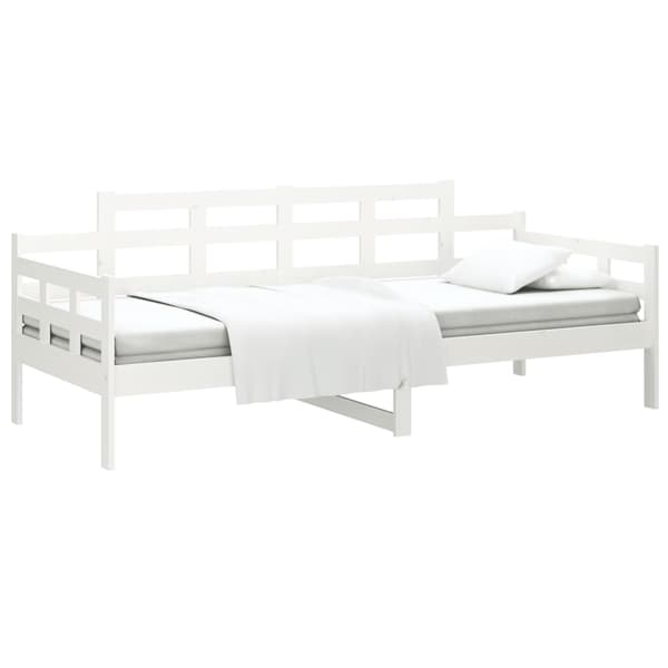Dagbädd vit 90x200 cm massiv furu