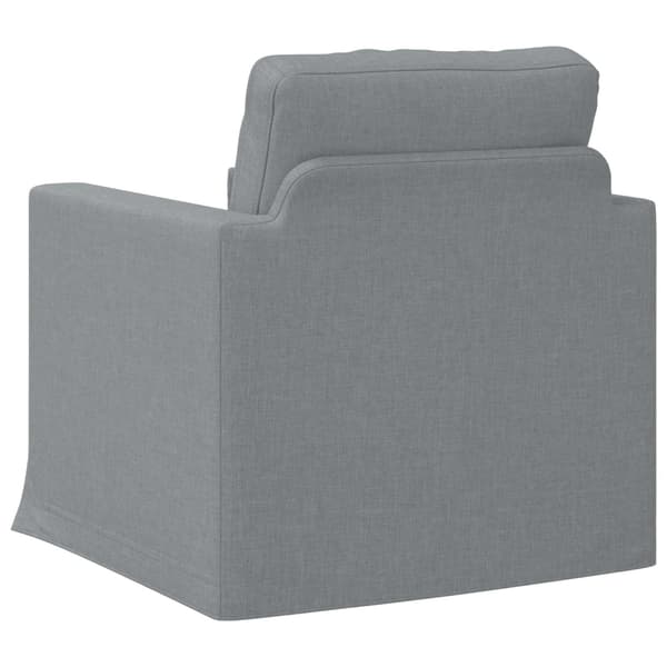 Soffa Ljusgrå 78 x 78 x 80 cm tyg