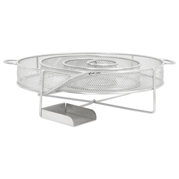 Kallröksgenerator rund 19,5 cm rostfritt stål