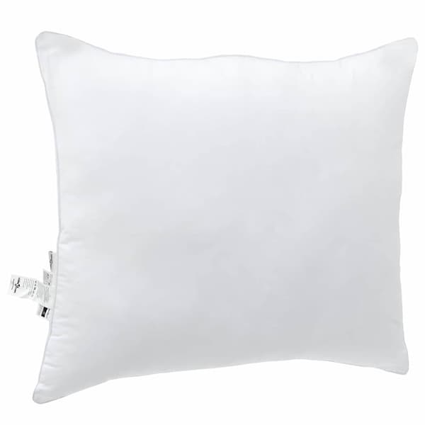 Kudde med kudde 2 pcs Vit 51 x 51 x 20 cm Bomull och Polyester
